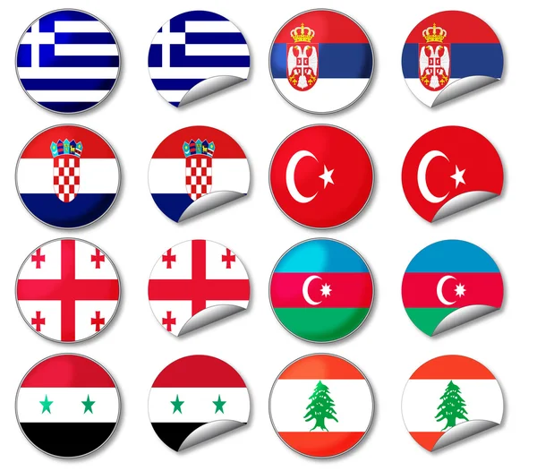 National flags — Stock Photo, Image