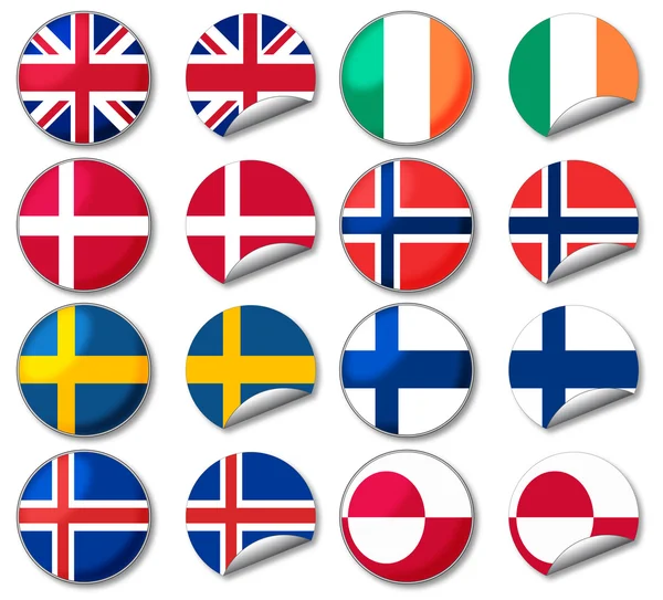 National flags — Stock Photo, Image