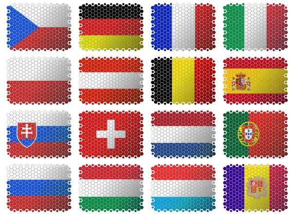 National flags — Stock Photo, Image