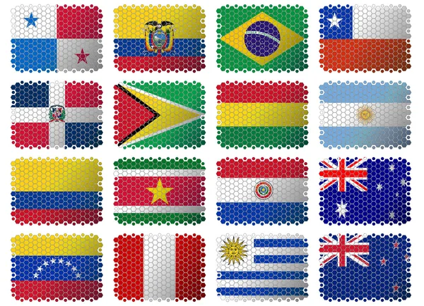 National flags — Stock Photo, Image