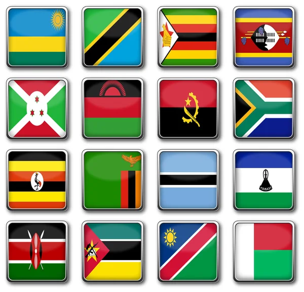 National flags — Stock Photo, Image