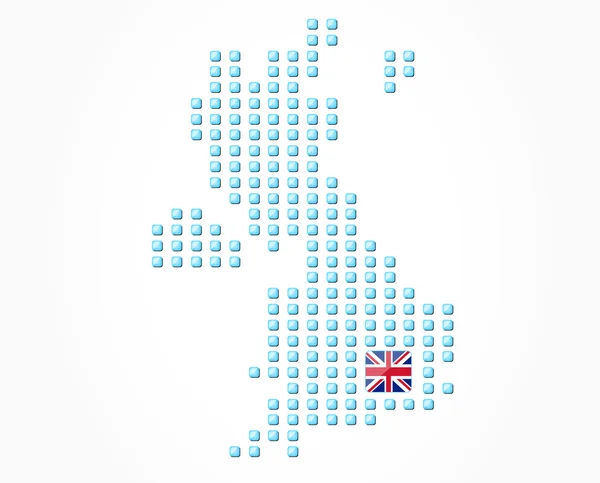 Χάρτης του Ηνωμένου Βασιλείου — Διανυσματικό Αρχείο
