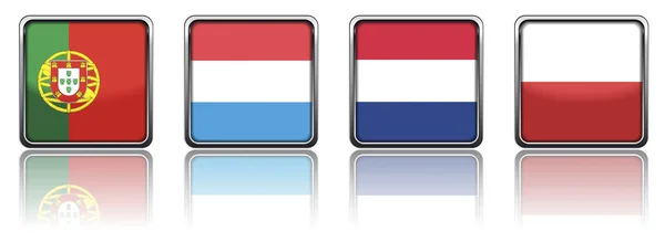 National flags — Stock Photo, Image