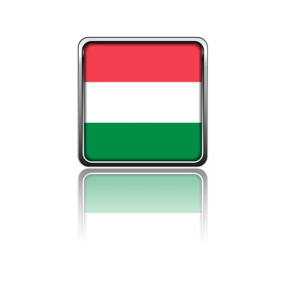Bandera nacional de Hungría — Vector de stock