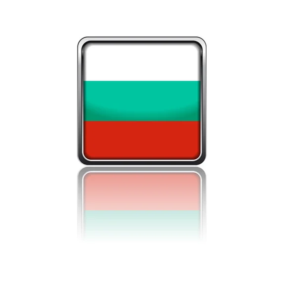 Bandiera nazionale della Bulgaria — Vettoriale Stock