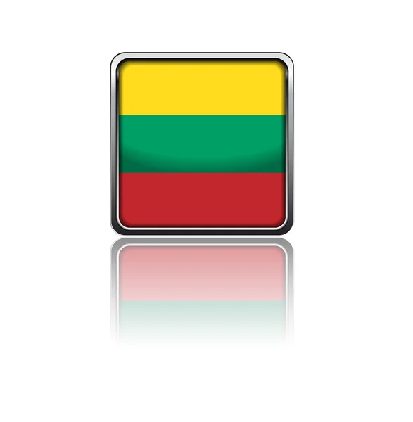リトアニアの国旗 — ストックベクタ