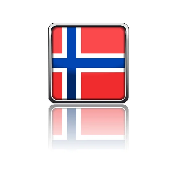 Nationella flagga Norge — Stock vektor