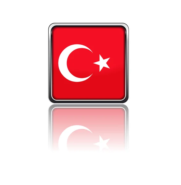 Національний прапор Туреччини — стоковий вектор