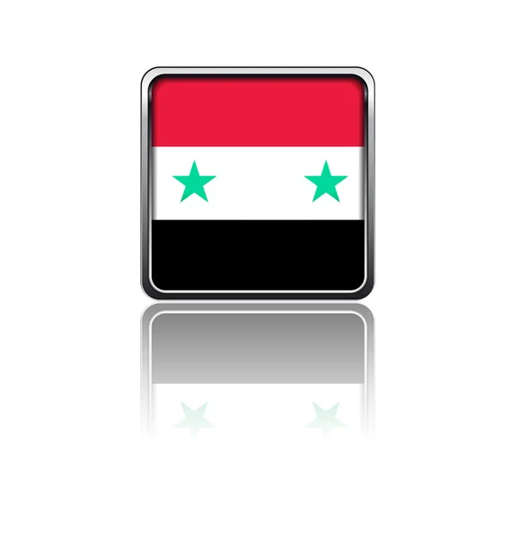 Nationalflagge von Syrien — Stockvektor