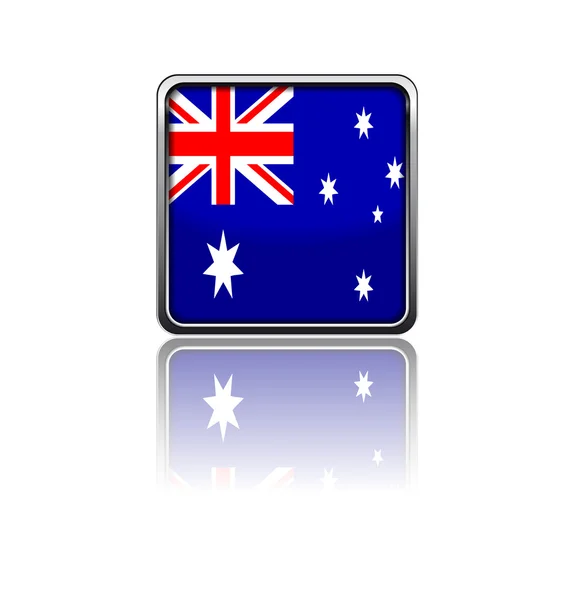 Bandera nacional de Australia — Vector de stock