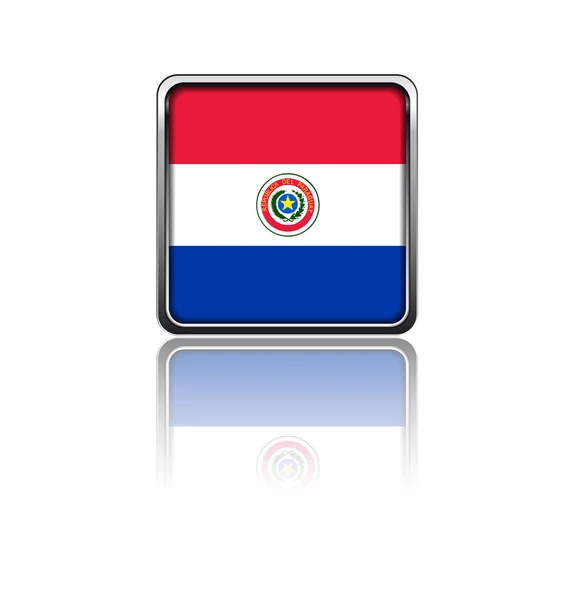 Nationale vlag van paraguay — Stockvector