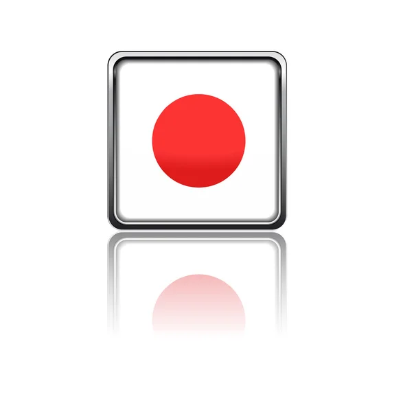 Flaga narodowa Japonii — Wektor stockowy
