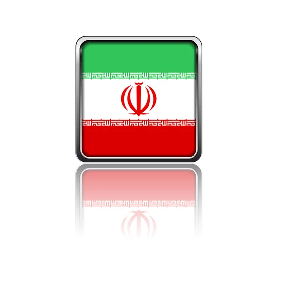 伊朗国旗 — 图库矢量图片