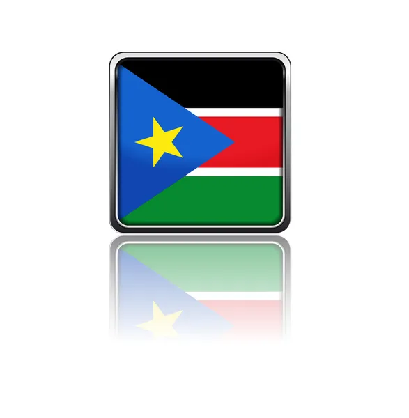 Nationalflagge von Südsudan — Stockvektor