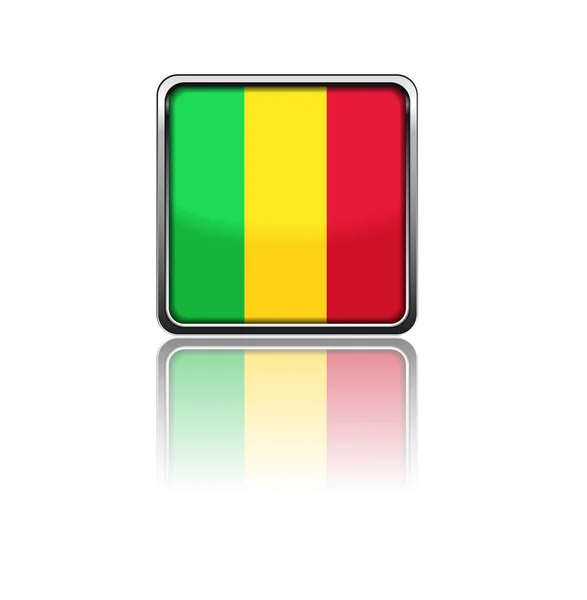 National flag of Mali — ストックベクタ