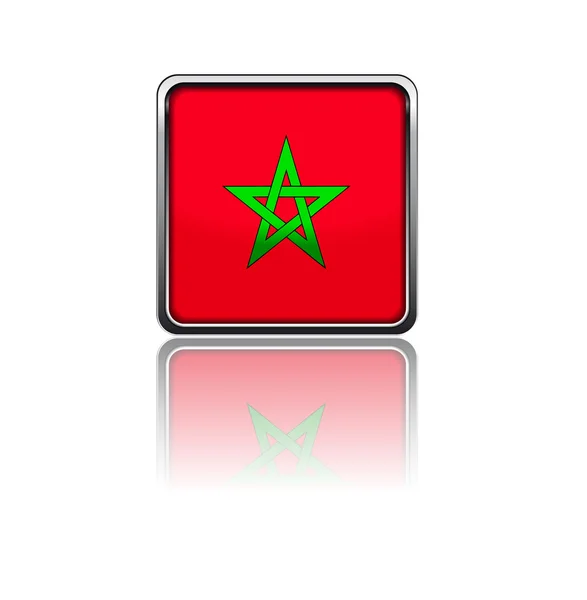 Nationale vlag van Marokko — Stockvector