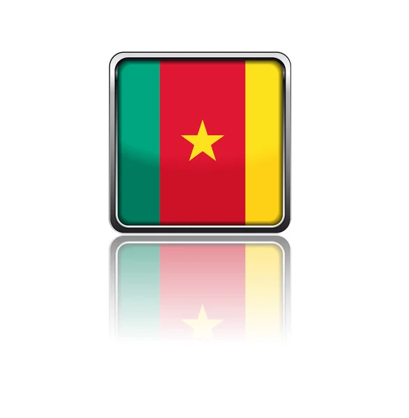 Drapeau national du Cameroun — Image vectorielle