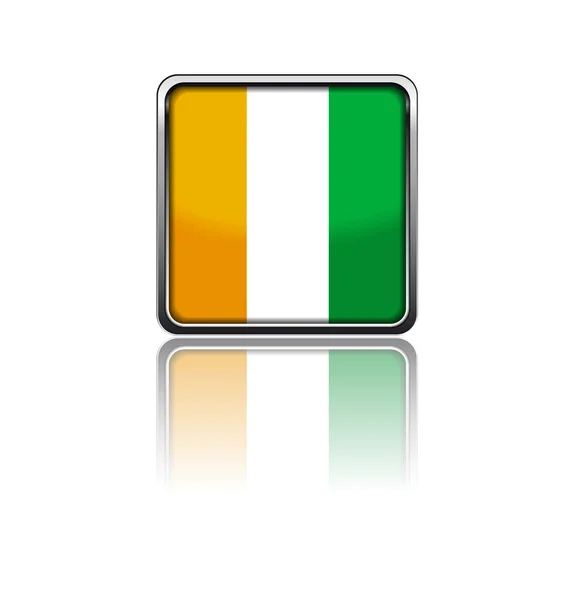 Státní vlajka Pobřeží slonoviny — Stockový vektor
