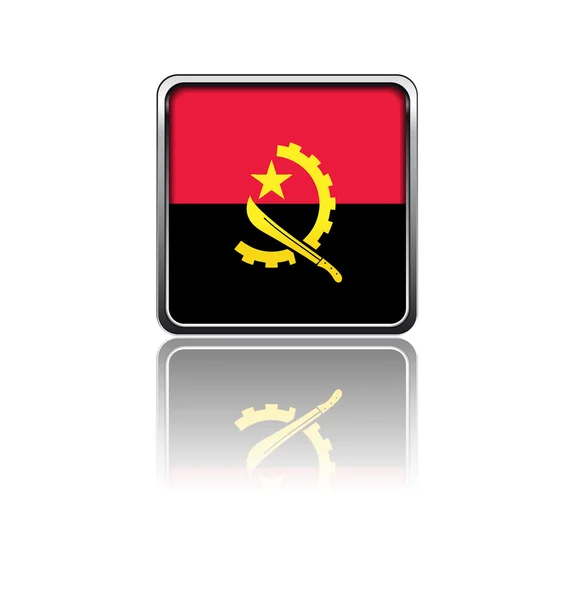 Nationalflagge von Angola — Stockvektor