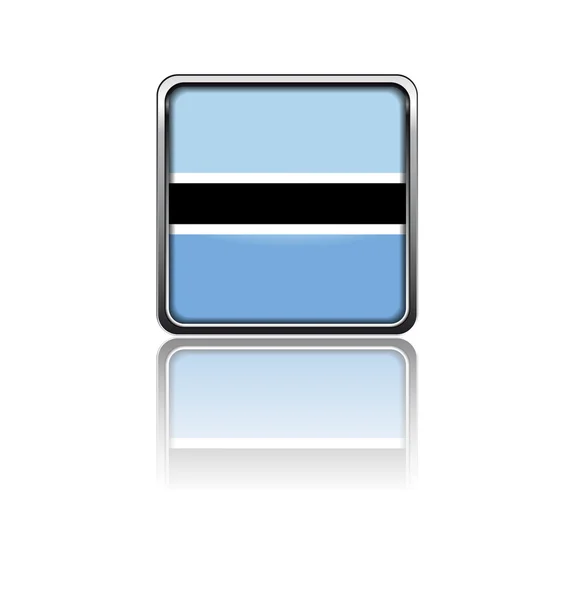 National flag of Botswana — Stock Vector