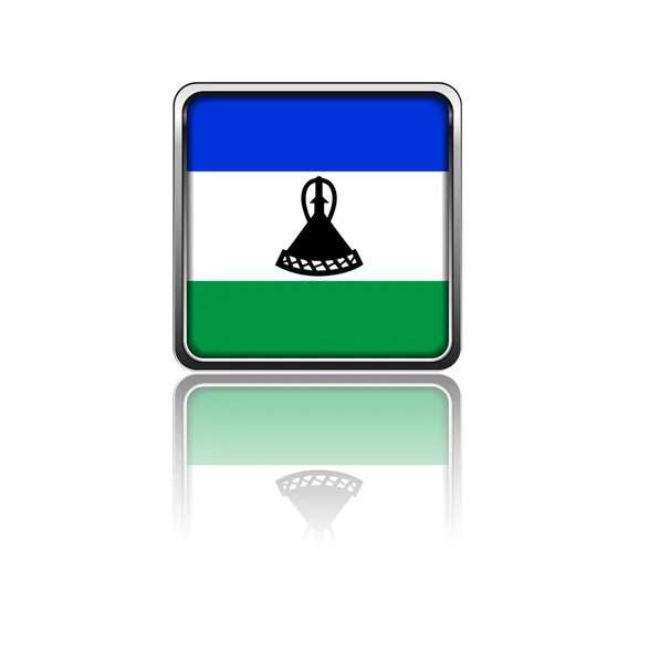 莱索托的国旗 — 图库矢量图片