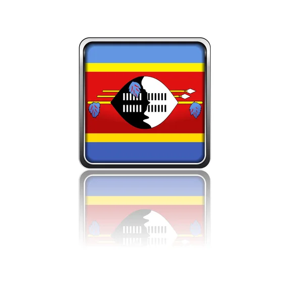 Nationalflagge von Swasiland — Stockvektor
