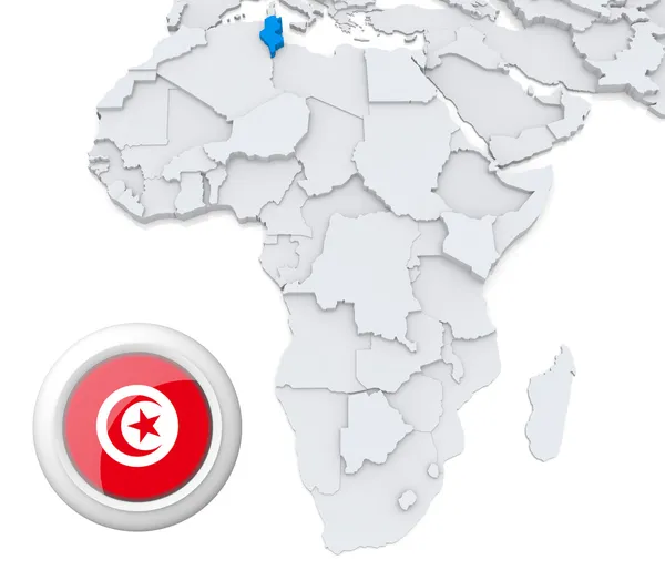 Map of Africa — Stock Photo, Image