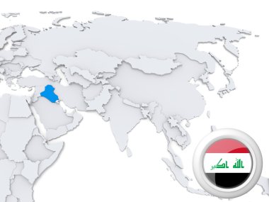 Irak konusunda Asya Haritası