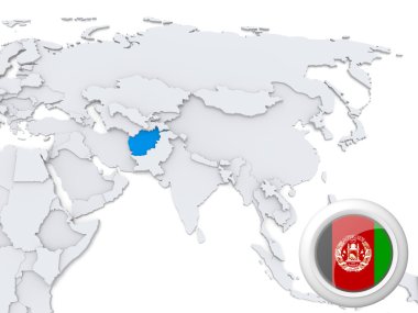 Afganistan harita, Tarih