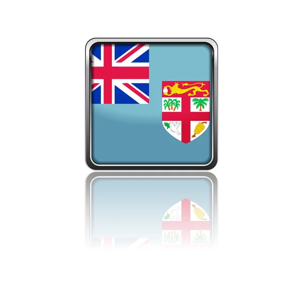 Fijis nationella flagga — Stockfoto