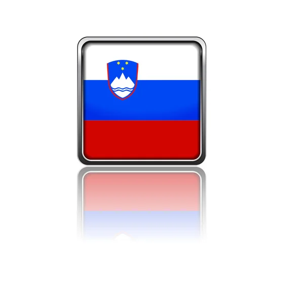 National flag of Slovenia — Stock Photo, Image