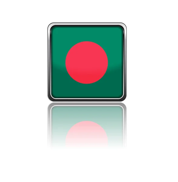 Bandeira nacional de Bangladesh — Fotografia de Stock