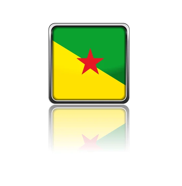 National flag of French Guiana — Stock Photo, Image