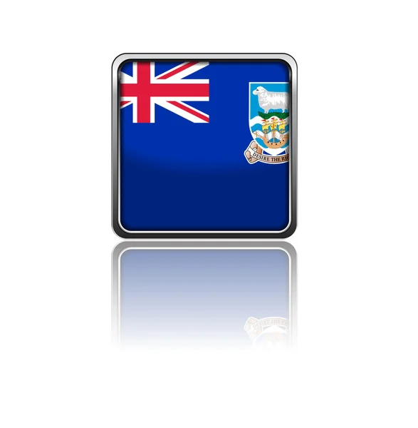Nationalflagge der Falklandinseln — Stockfoto