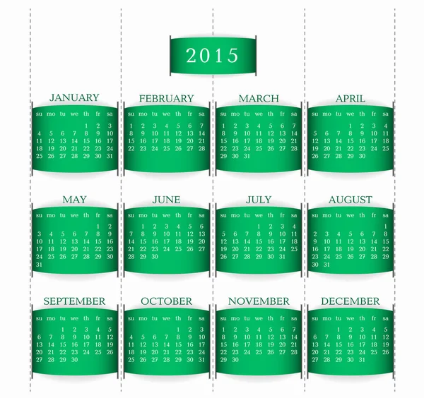 Calendario per il 2015 — Foto Stock