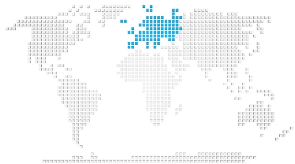 Mappa del mondo — Foto Stock