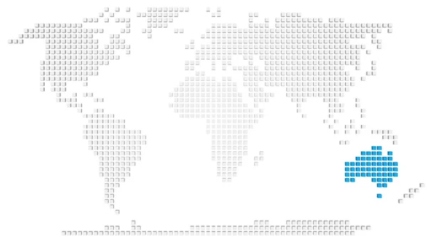 Mapa mundial — Foto de Stock