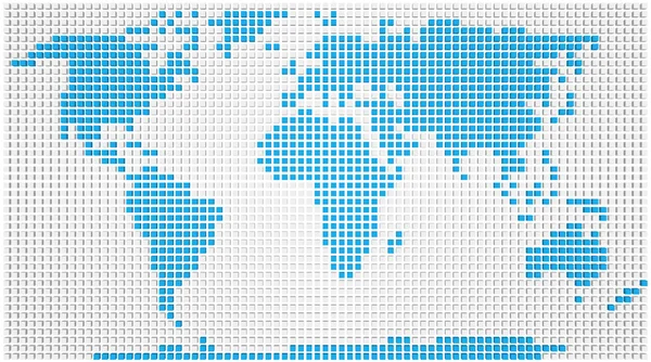 世界地图 — 图库照片