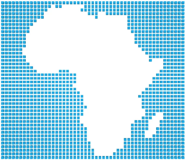 Mapa da África — Fotografia de Stock