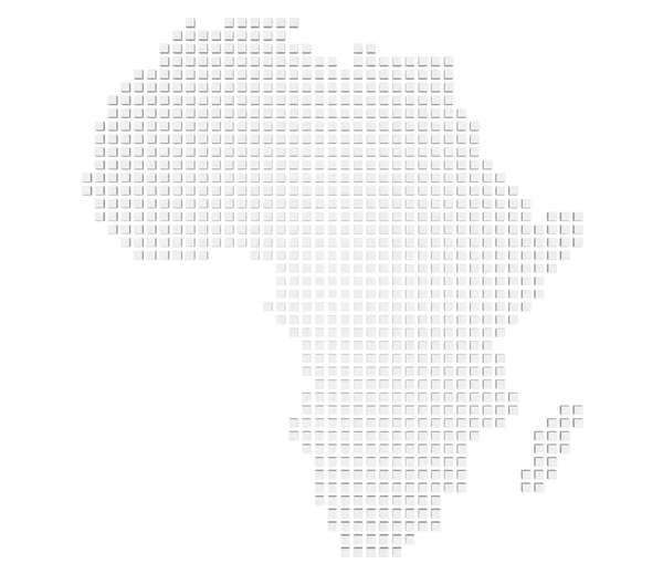 La mappa di Africa — Foto Stock