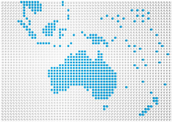 Mapa da Austrália — Fotografia de Stock