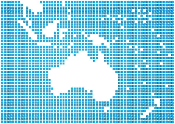 Mapa da Austrália — Fotografia de Stock