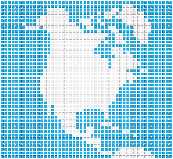 Carte de l'Amérique du Nord — Photo