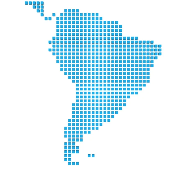 Mapa de América del Sur —  Fotos de Stock