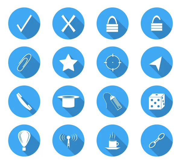 Flat design icons — Stock Vector