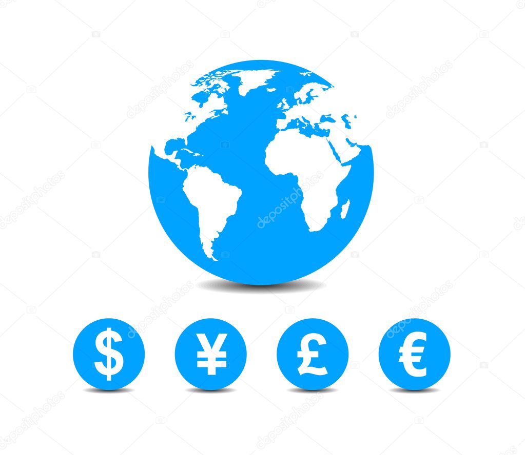 world currencies icons