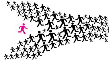 bir çoğu daha farklı bir yön var