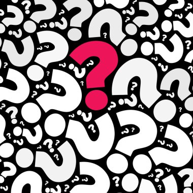 Question mark seamless background clipart