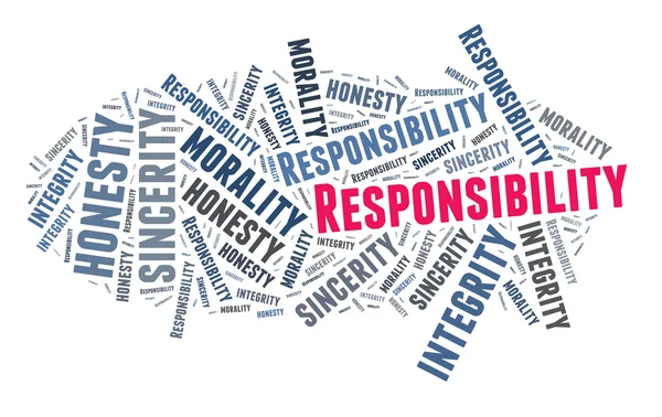Responsibility in word cloud — Stock Photo, Image