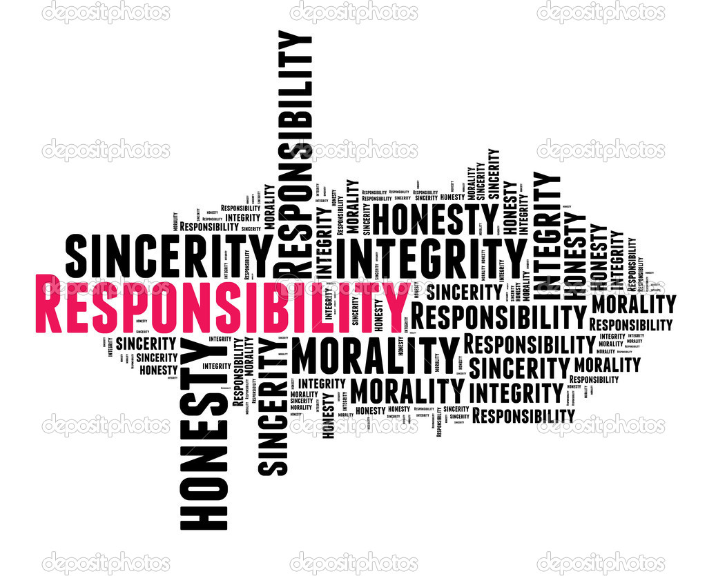 Responsibility in word cloud